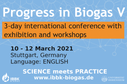International Conference Progress in Biogas