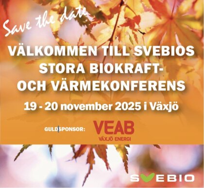 Stora biokraft- och värmekonferensen