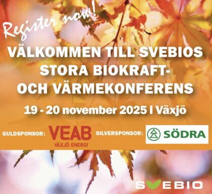 Stora biokraft- och värmekonferensen