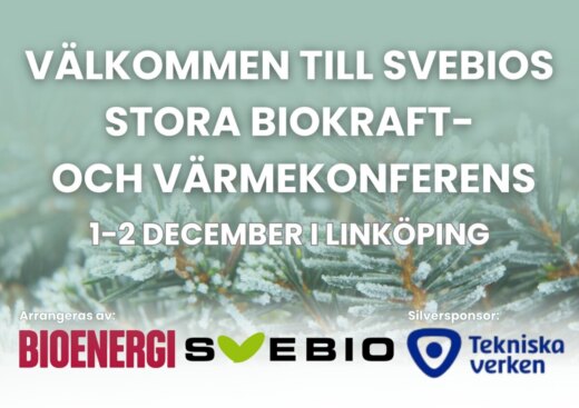 Stora Biokraft- och värmekonferensen 2026